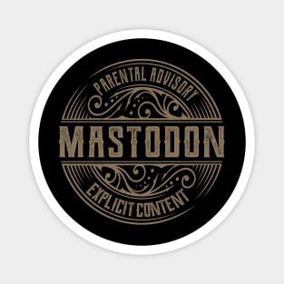 mastodon vintage ornament Magnet